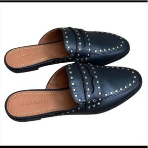 Coach Leather Mules